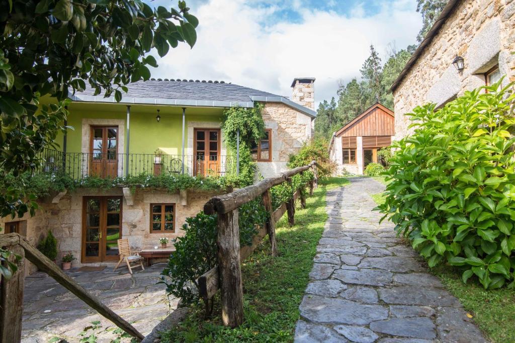 Casa Rural Grana Da Acea Monfero Exterior foto